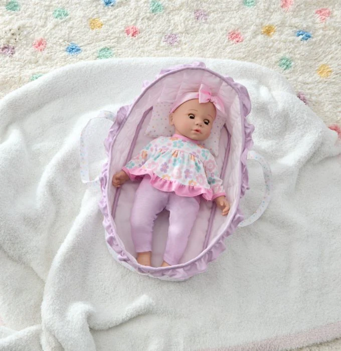 14" Sweet Smiles - Slumber Carrier - Light Skin Tone - Image 3