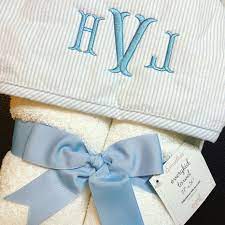 3 Marthas Small Blue Check Everykid Towel - Image 5