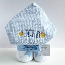 3 Marthas Small Blue Check Everykid Towel - Image 6