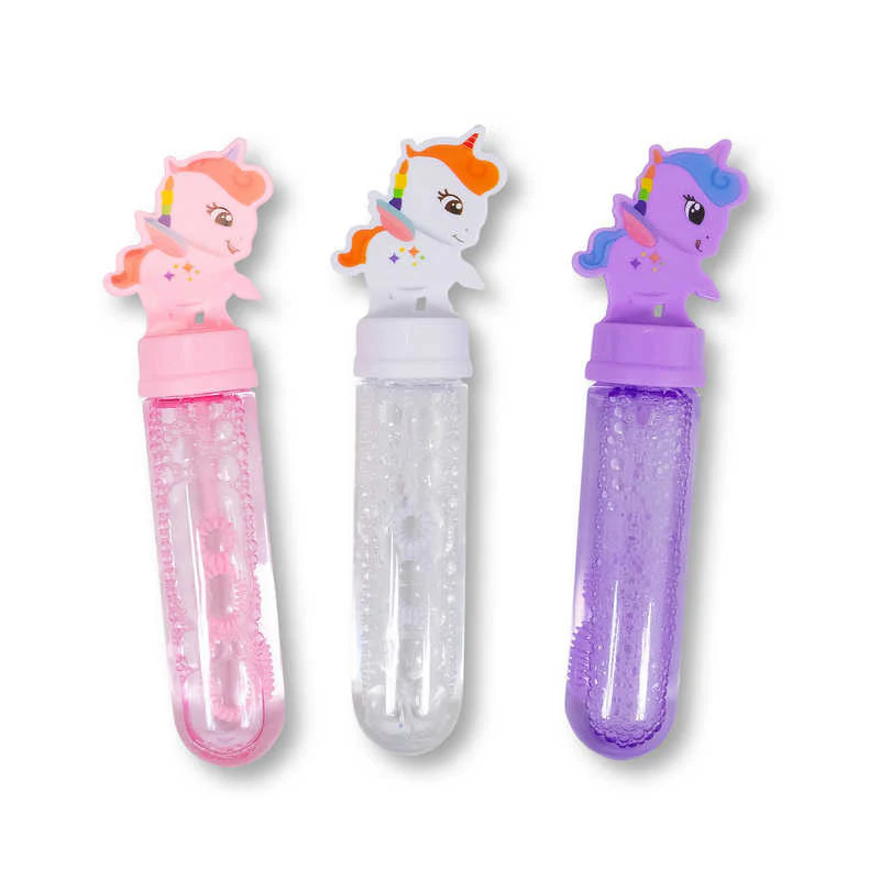 3PK UNICORN MINI BUBBLE WANDS - Image 2