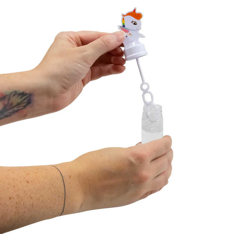 3PK UNICORN MINI BUBBLE WANDS - Image 3