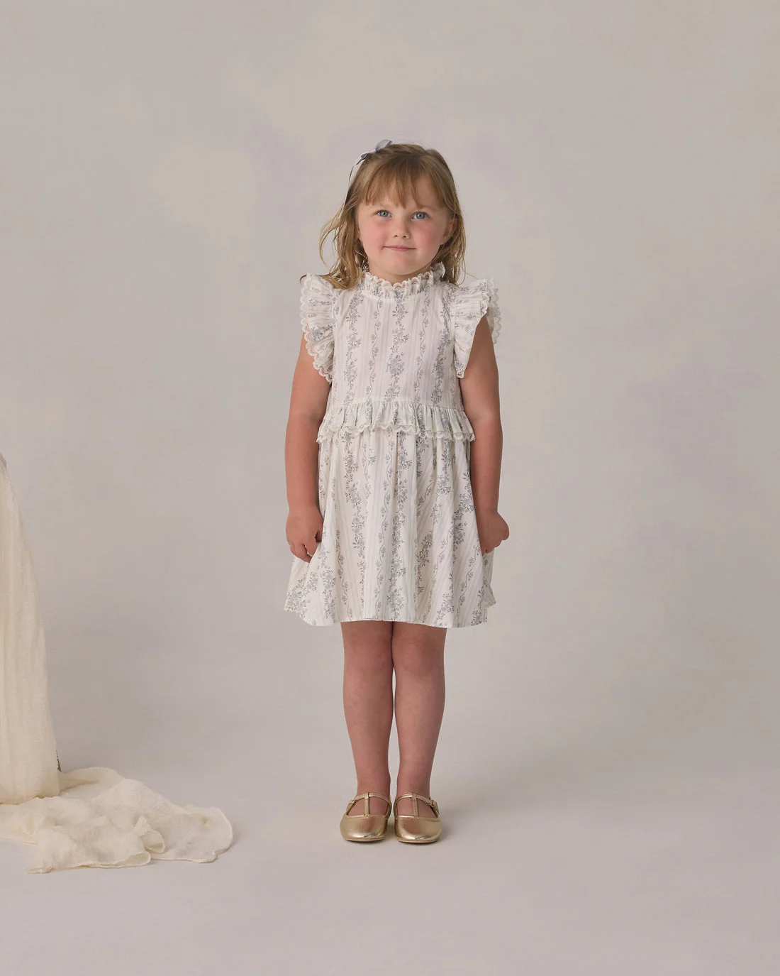 Noralee ALICE DRESS FRENCH FLORAL STRIPE - Image 3