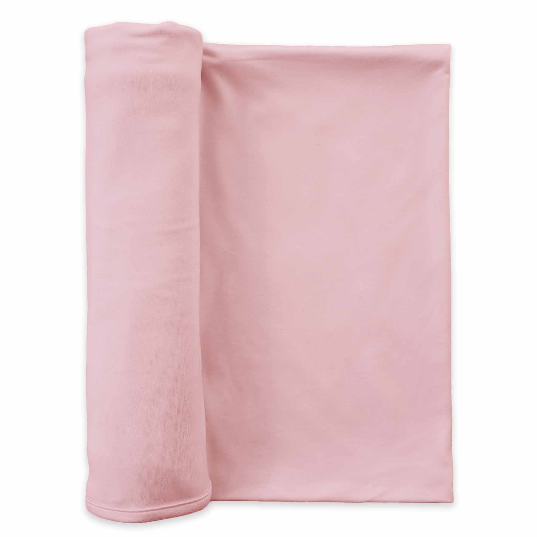 All Solid Bamboo Knit Swaddle Blankets: Dusty Blue - Image 4