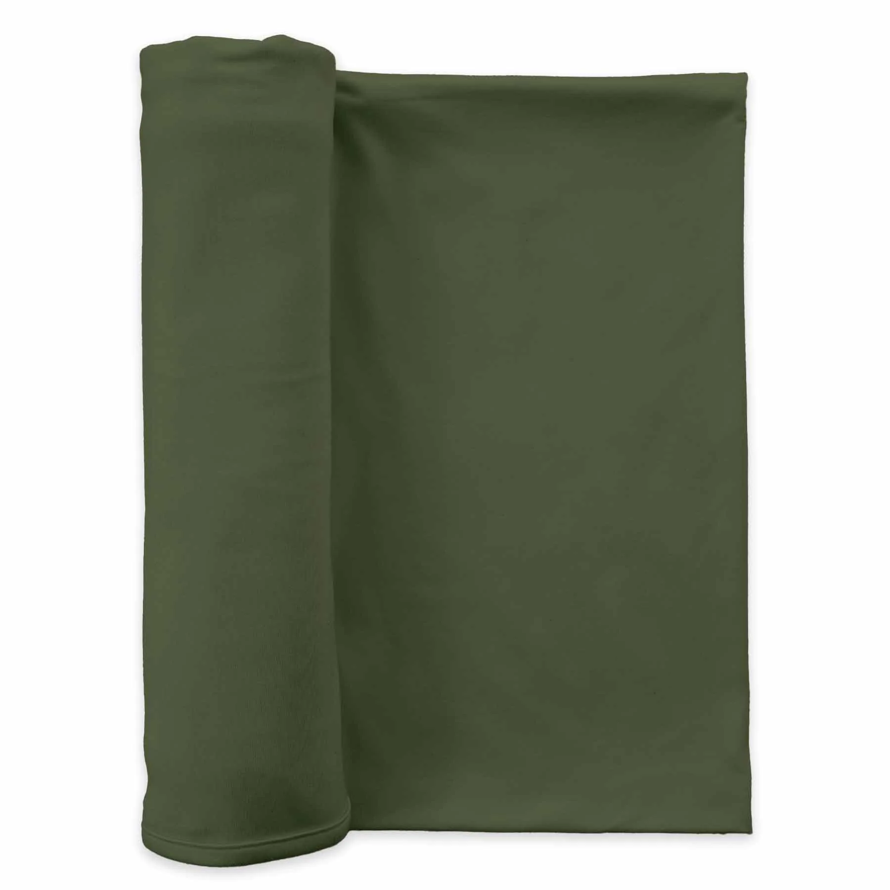 All Solid Bamboo Knit Swaddle Blankets: Dusty Blue - Image 8