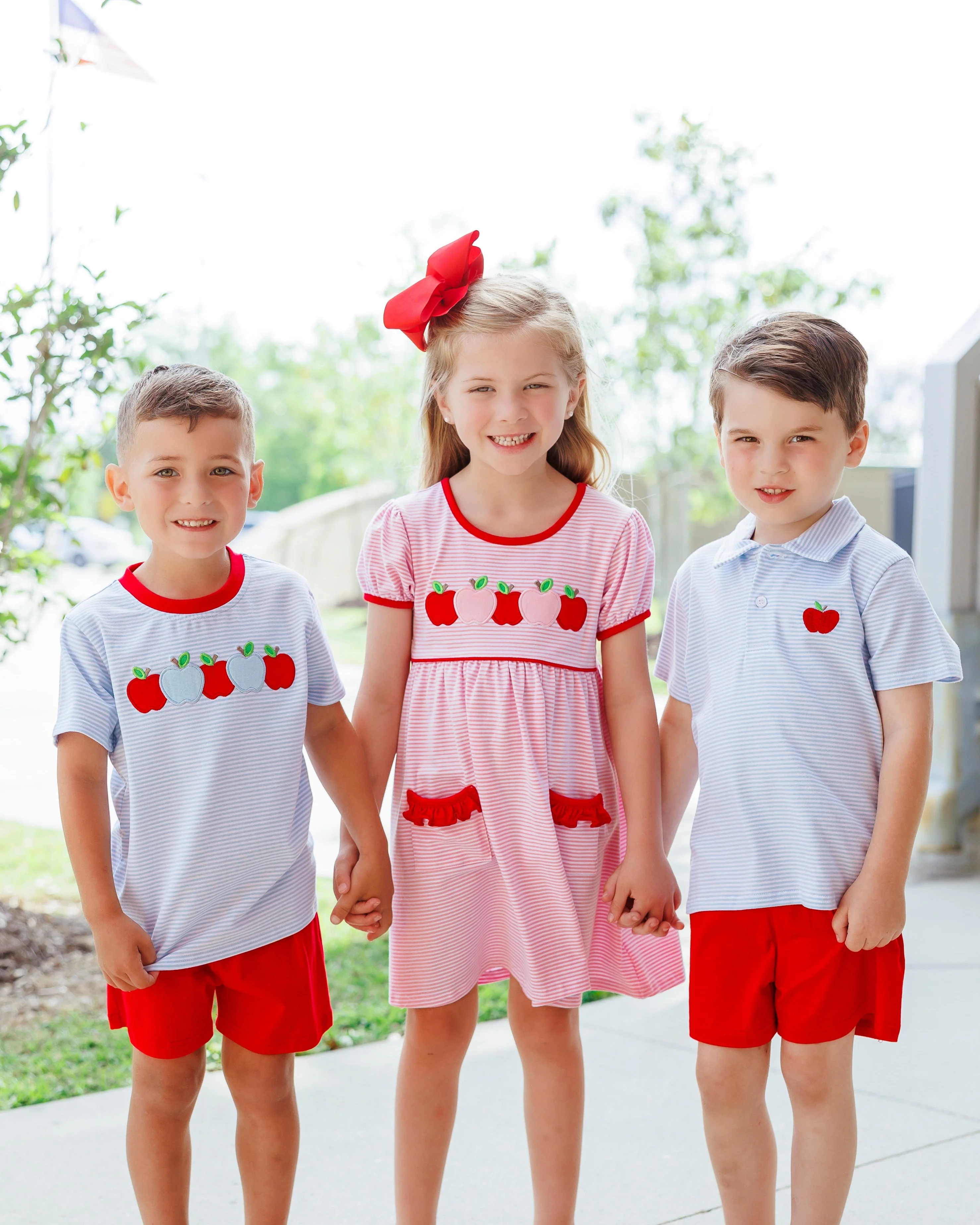 Apple A Day Short Set  by Jellybean Smock Candy - Image 4
