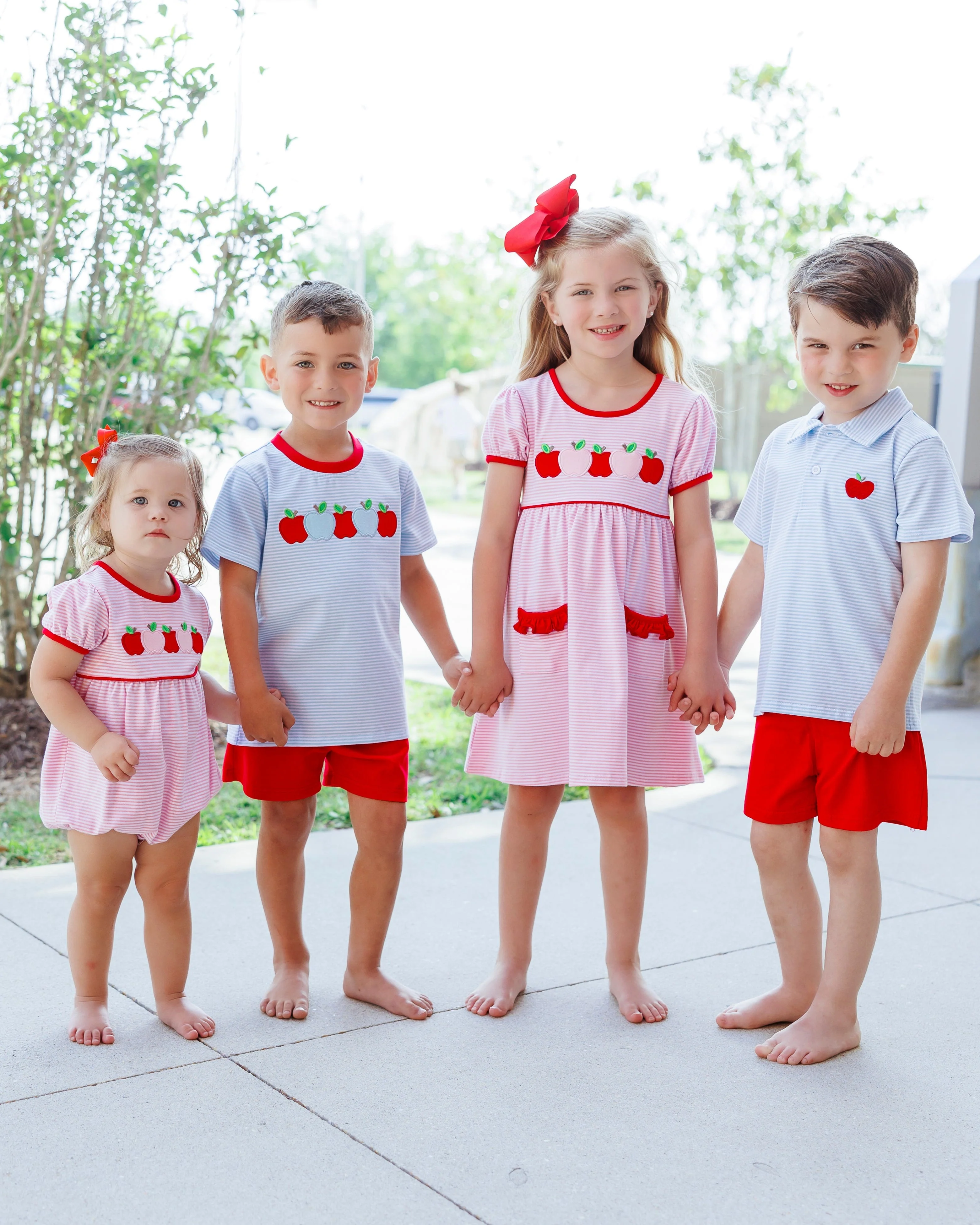 Apple A Day Short Set  by Jellybean Smock Candy - Image 5