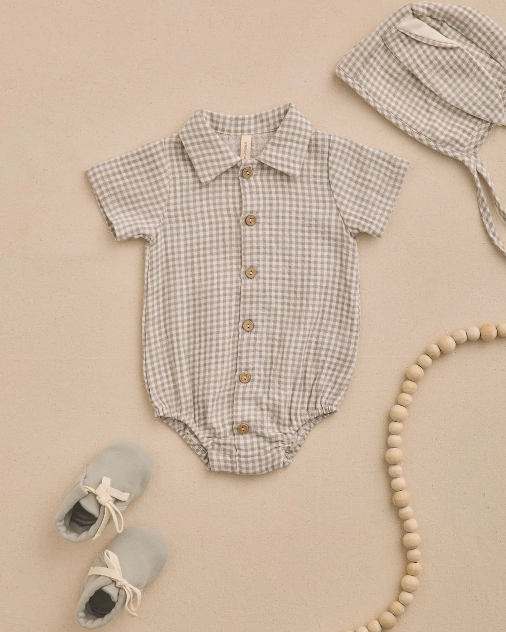 Quincy Mae Baby Booties || Sage - Image 5