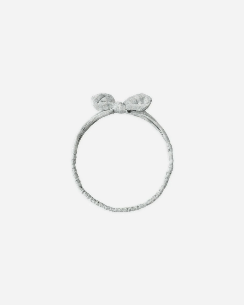 Quincy Mae BABY BOW HEADBAND GREEN GINGHAM - Image 5