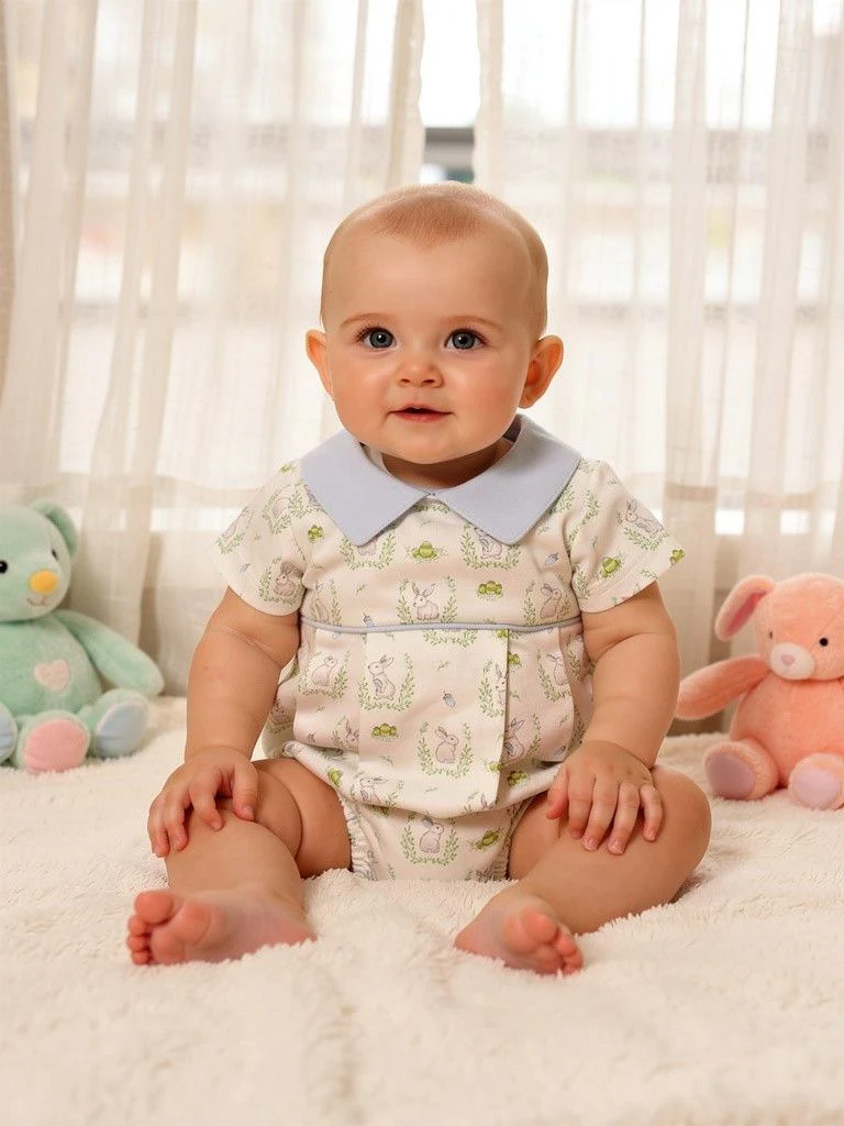 Baby Loren Easter Bunnies Sun Bubble- Boy - Image 2