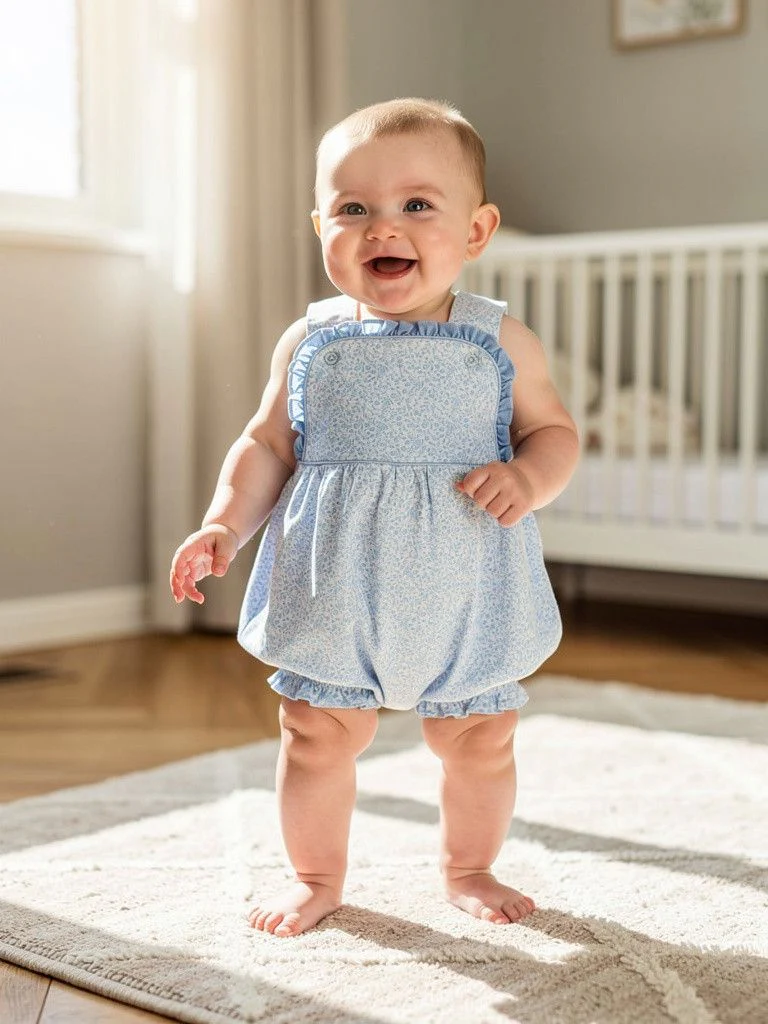 Baby Loren Ivy Floral Sun Bubble - Image 2