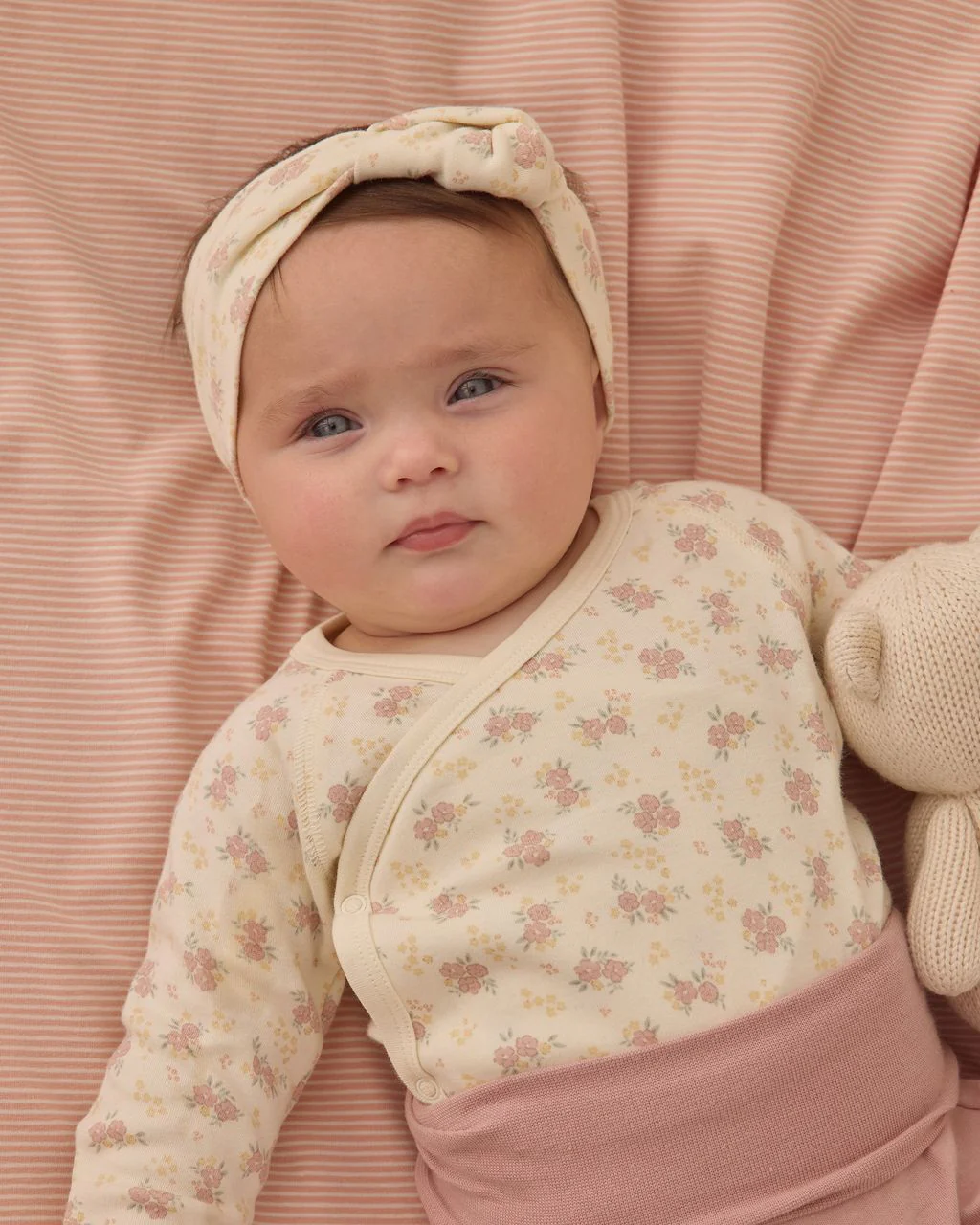 Quincy Mae Baby Pant || Mauve - Image 3