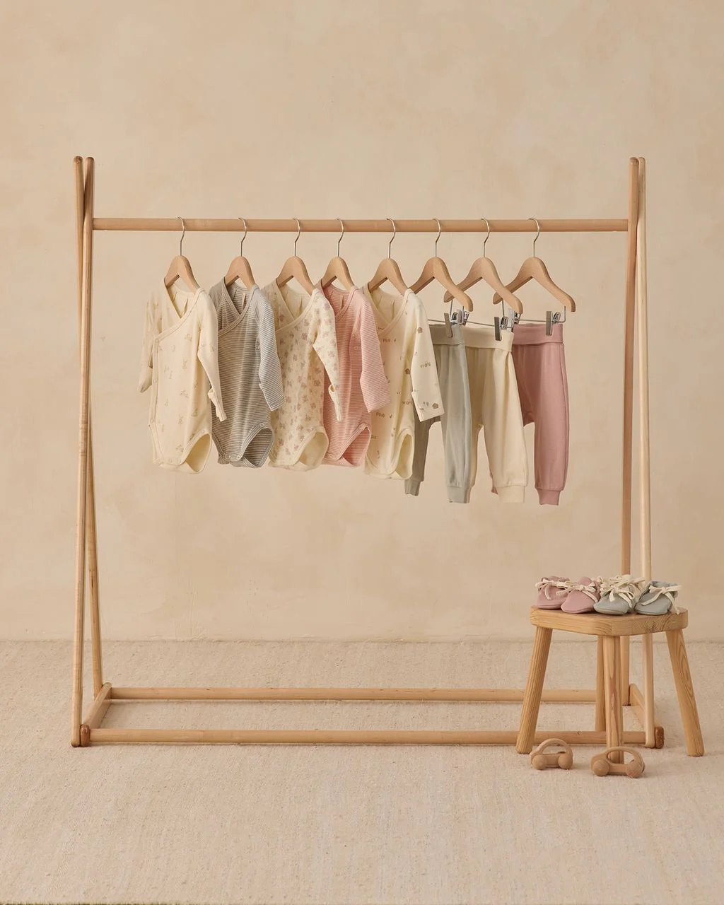 Quincy Mae Baby Pant || Natural - Image 2