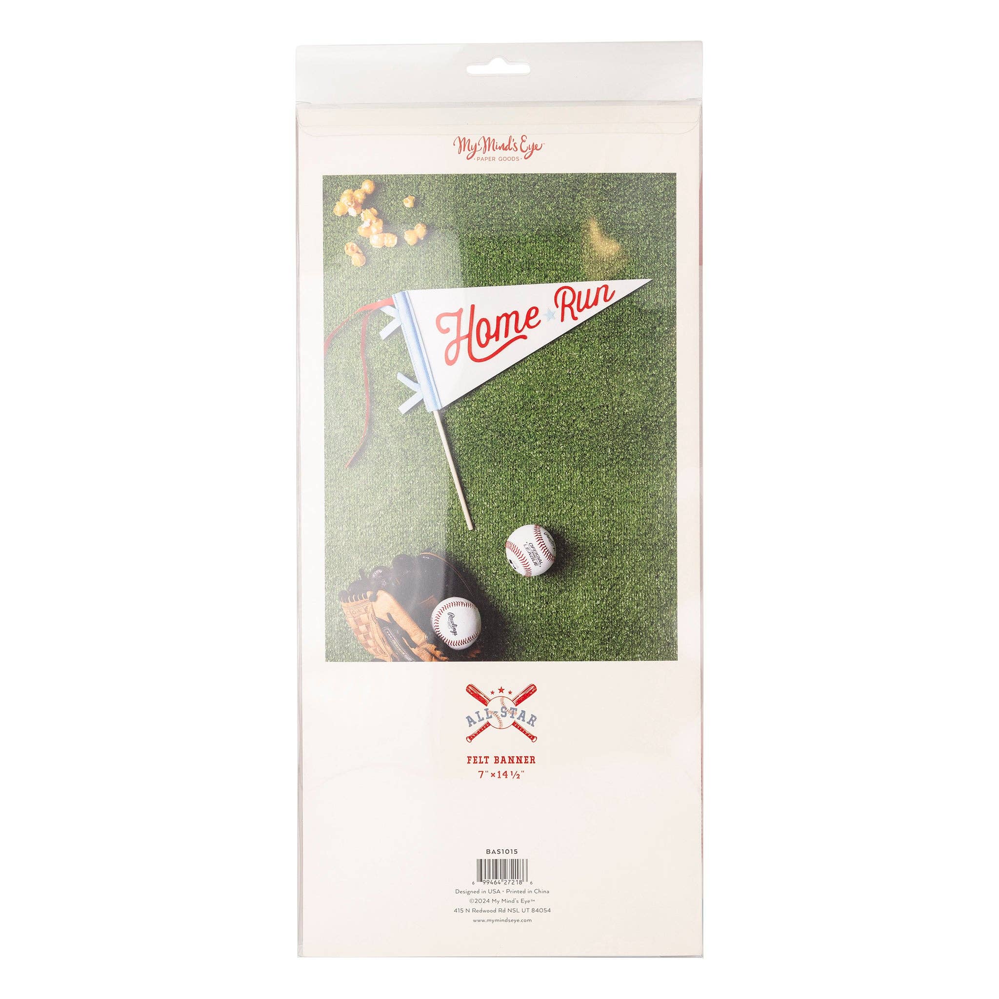 BAS1015 -  Baseball Felt Pennant Banner - Image 5