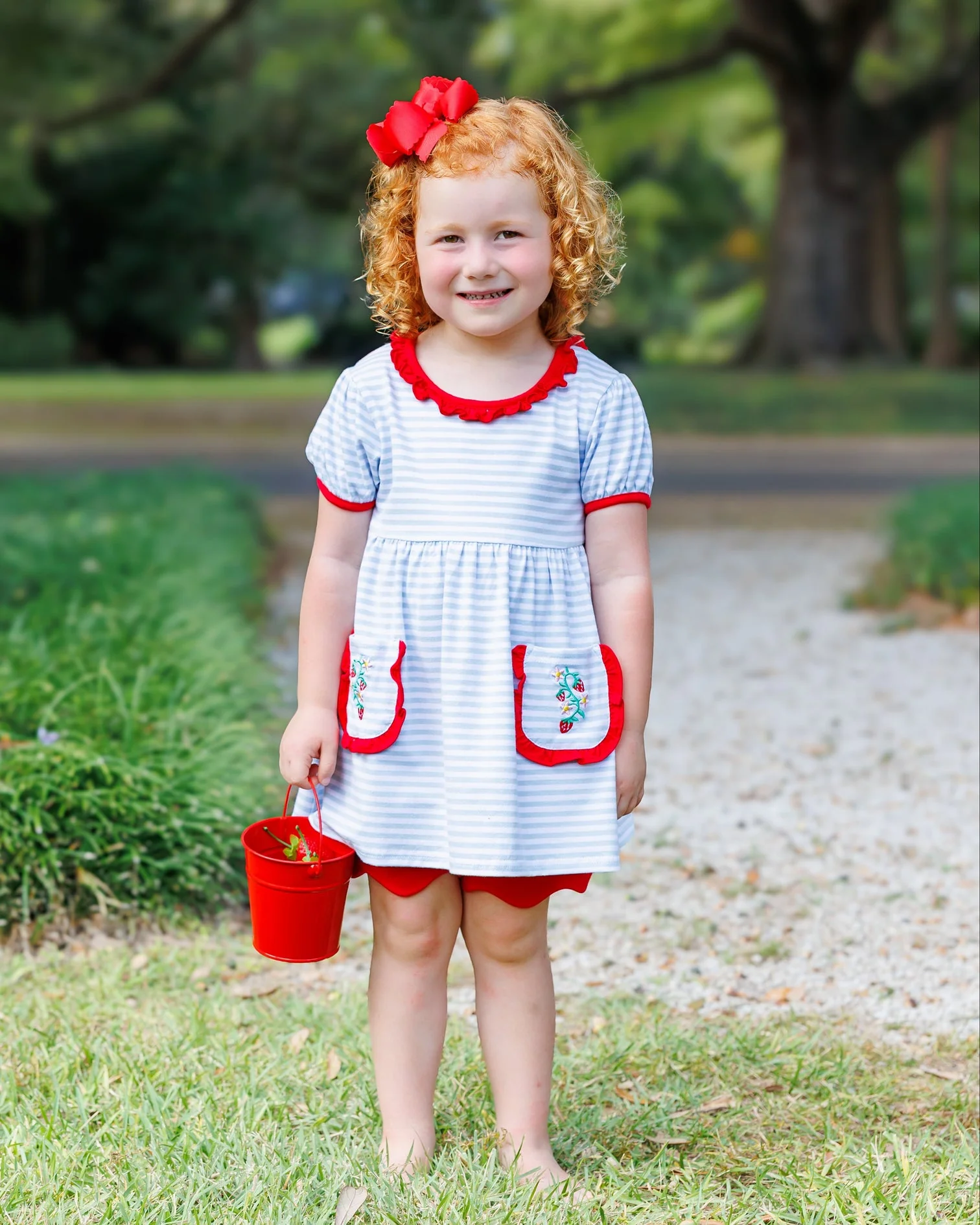So Berry Sweet Scallop Short Sett  by Jellybean by Smock Candy - Image 2