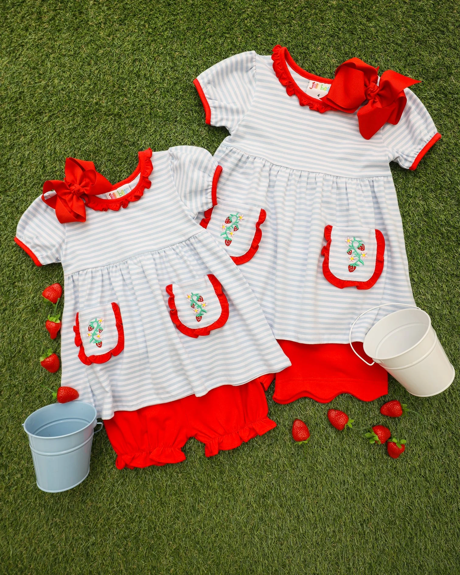 So Berry Sweet Scallop Short Sett  by Jellybean by Smock Candy - Image 4
