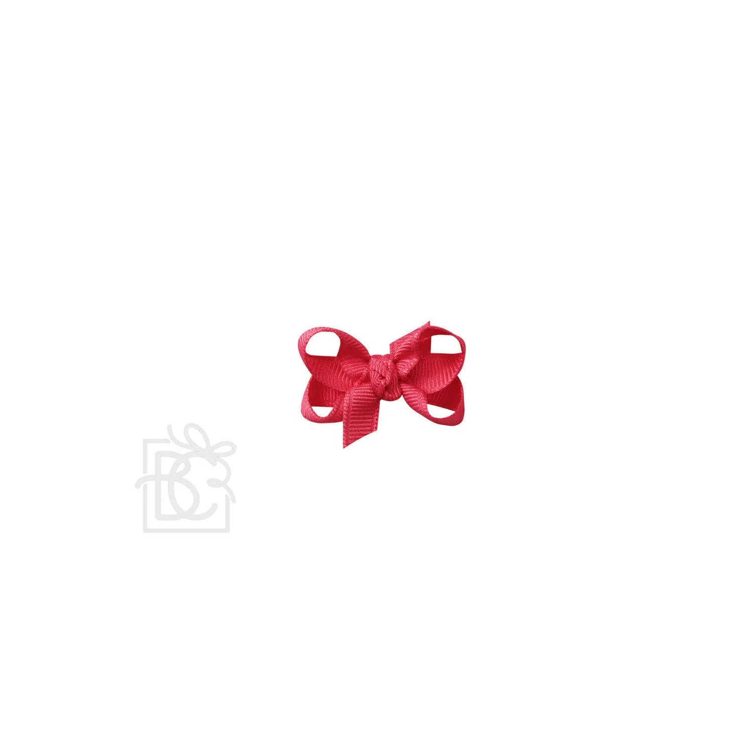 Beyond Creations’ Signature Grosgrain Double Knot Bow on Clip:  3.5" Medium - 7/8" Ribbon on Alligator Clip / MINT - Image 16