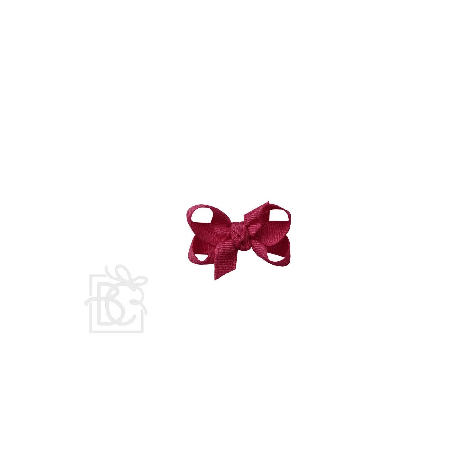 Beyond Creations’ Signature Grosgrain Double Knot Bow on Clip:  3.5" Medium - 7/8" Ribbon on Alligator Clip / MINT - Image 22