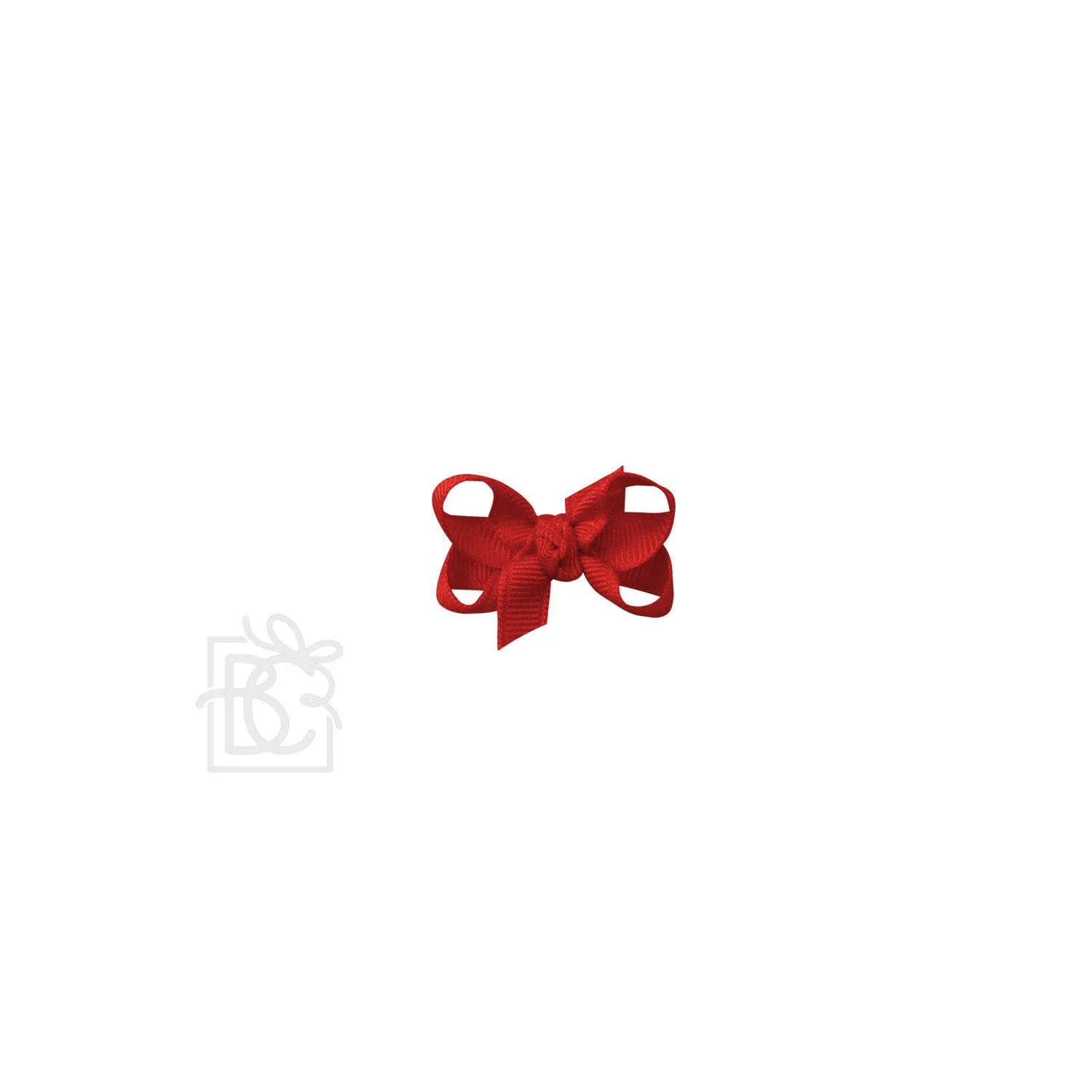 Beyond Creations’ Signature Grosgrain Double Knot Bow on Clip:  3.5" Medium - 7/8" Ribbon on Alligator Clip / MINT - Image 25