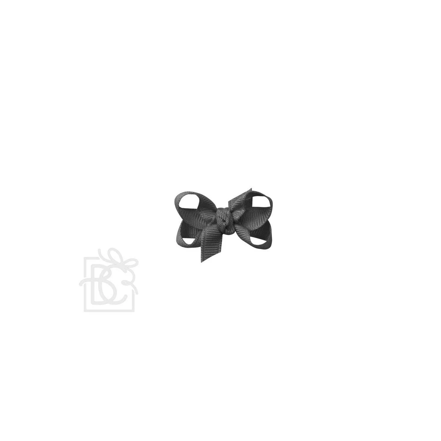 Beyond Creations’ Signature Grosgrain Double Knot Bow on Clip:  3.5" Medium - 7/8" Ribbon on Alligator Clip / MINT - Image 4