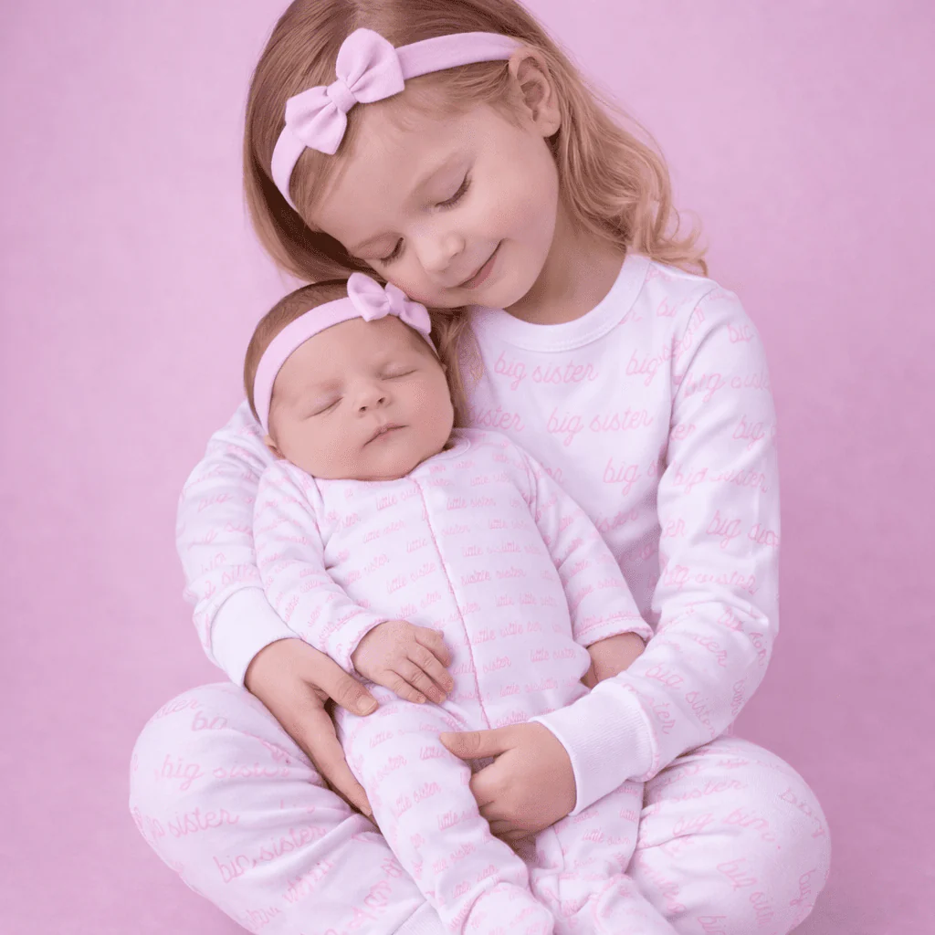 Magnolia Baby Big Sister Print Long Pajamas - Image 6