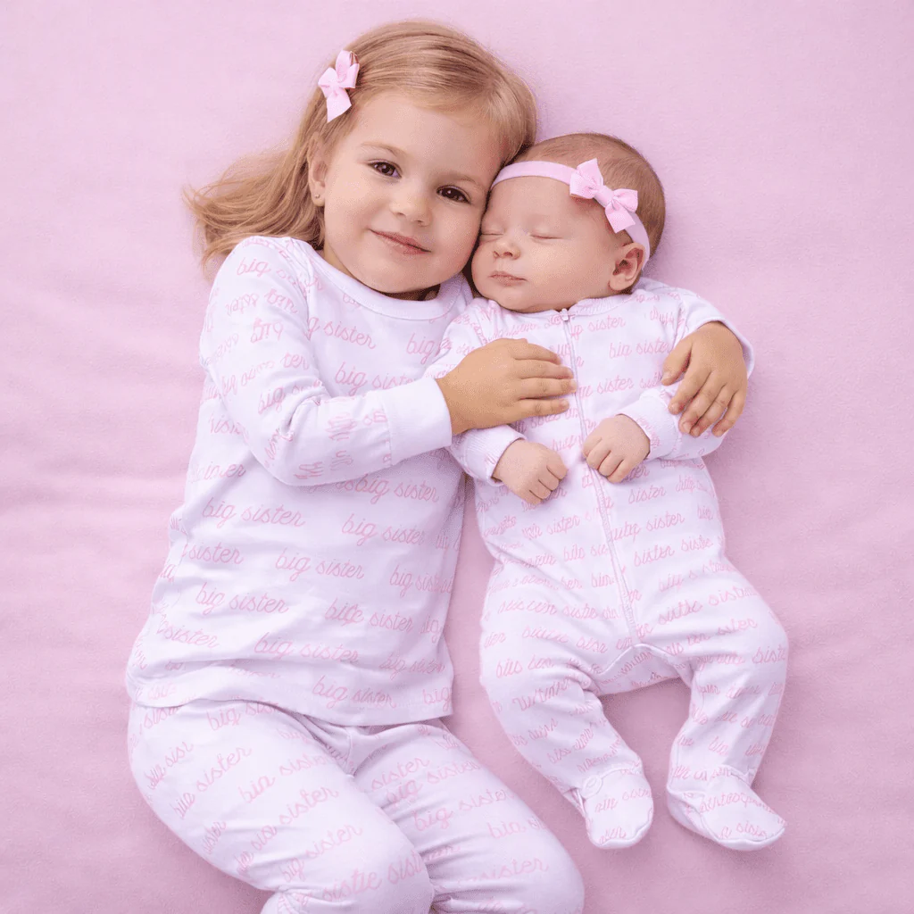 Magnolia Baby Big Sister Print Long Pajamas - Image 7