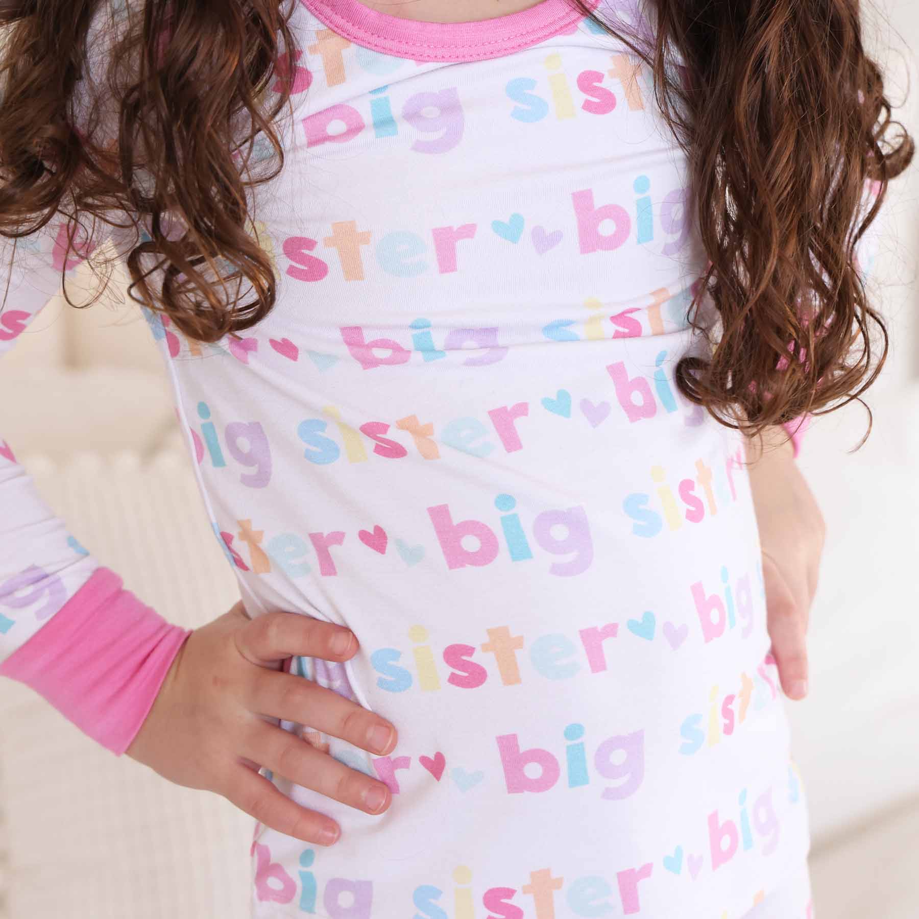 Big Sister Two Piece Pajama Set - Image 4
