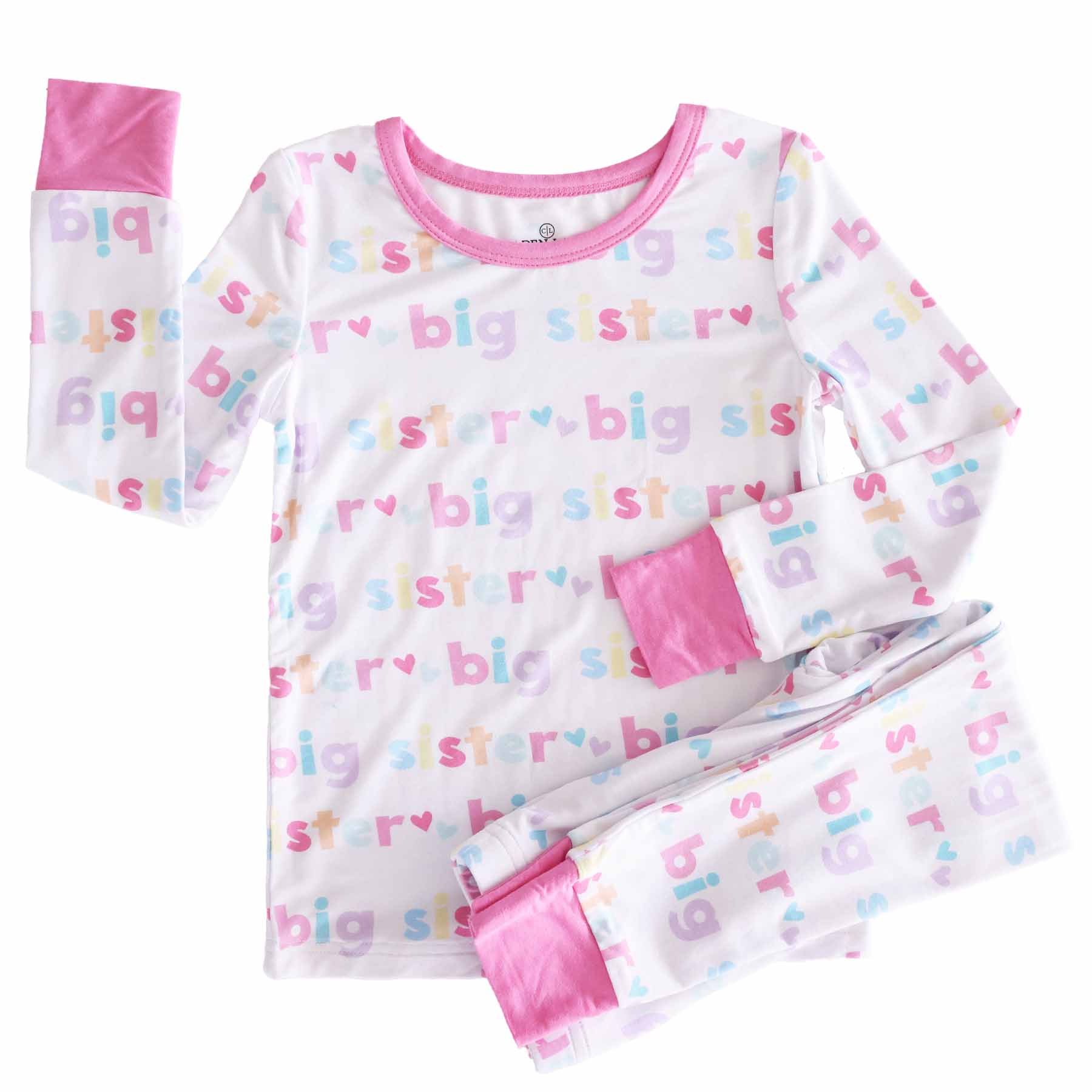 Big Sister Two Piece Pajama Set - Image 5