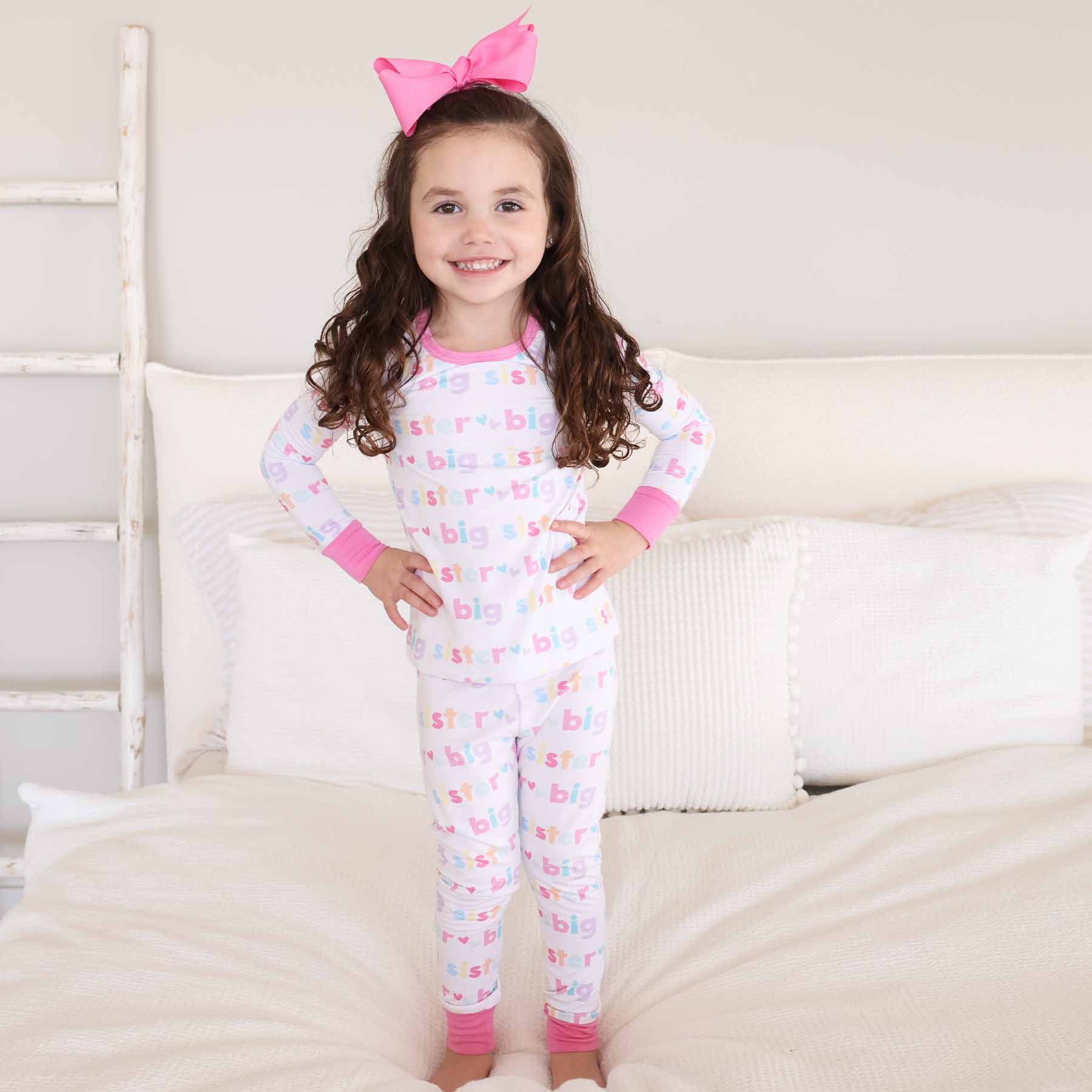Big Sister Two Piece Pajama Set - Image 7