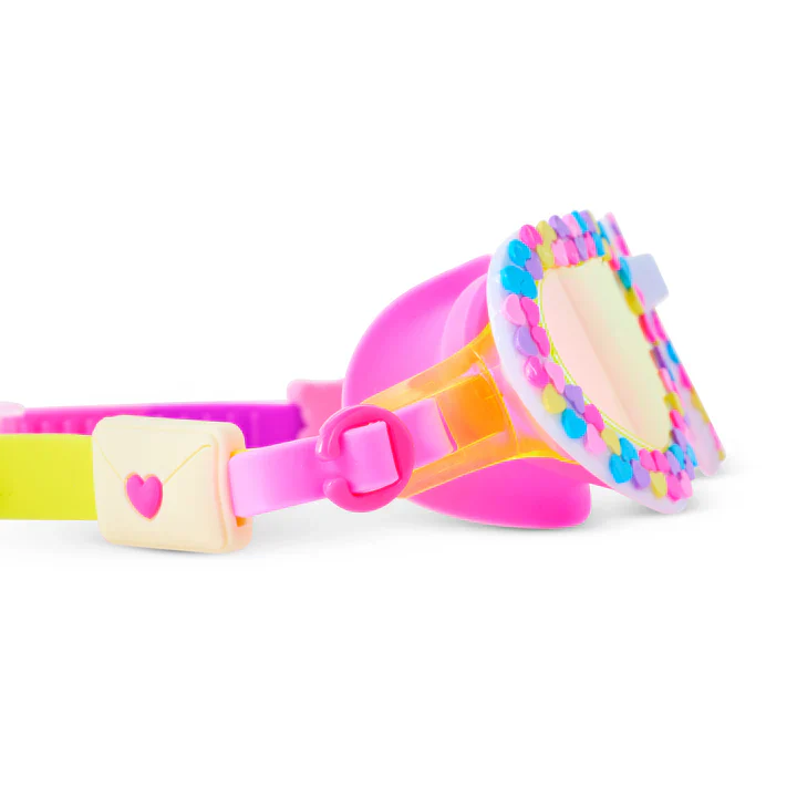 Bling20 Color Me Smitten Kids’ Swim Goggles – Rainbow Crush - Image 2