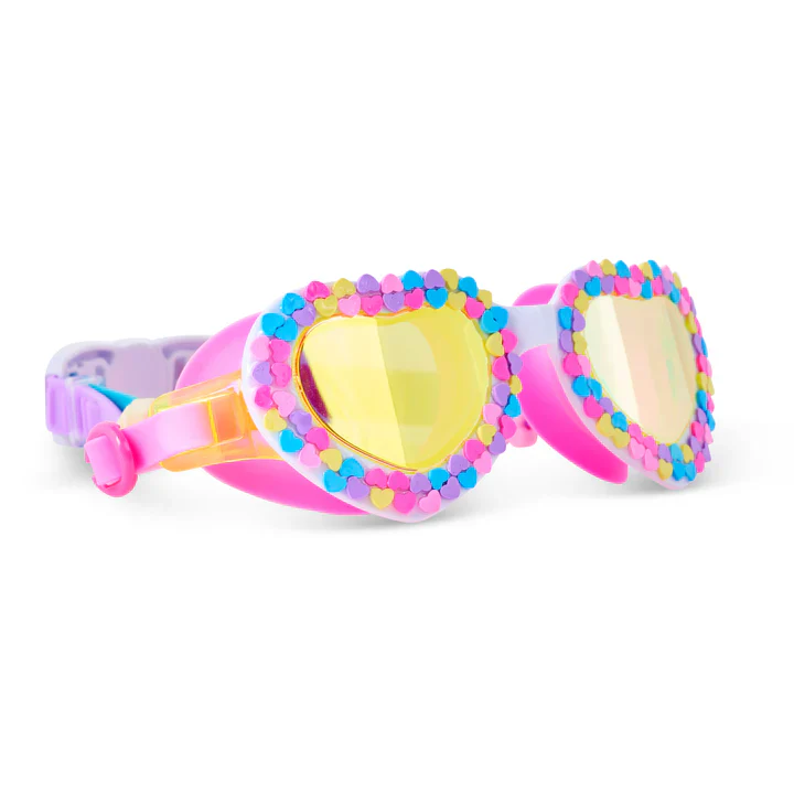 Bling20 Color Me Smitten Kids’ Swim Goggles – Rainbow Crush - Image 3