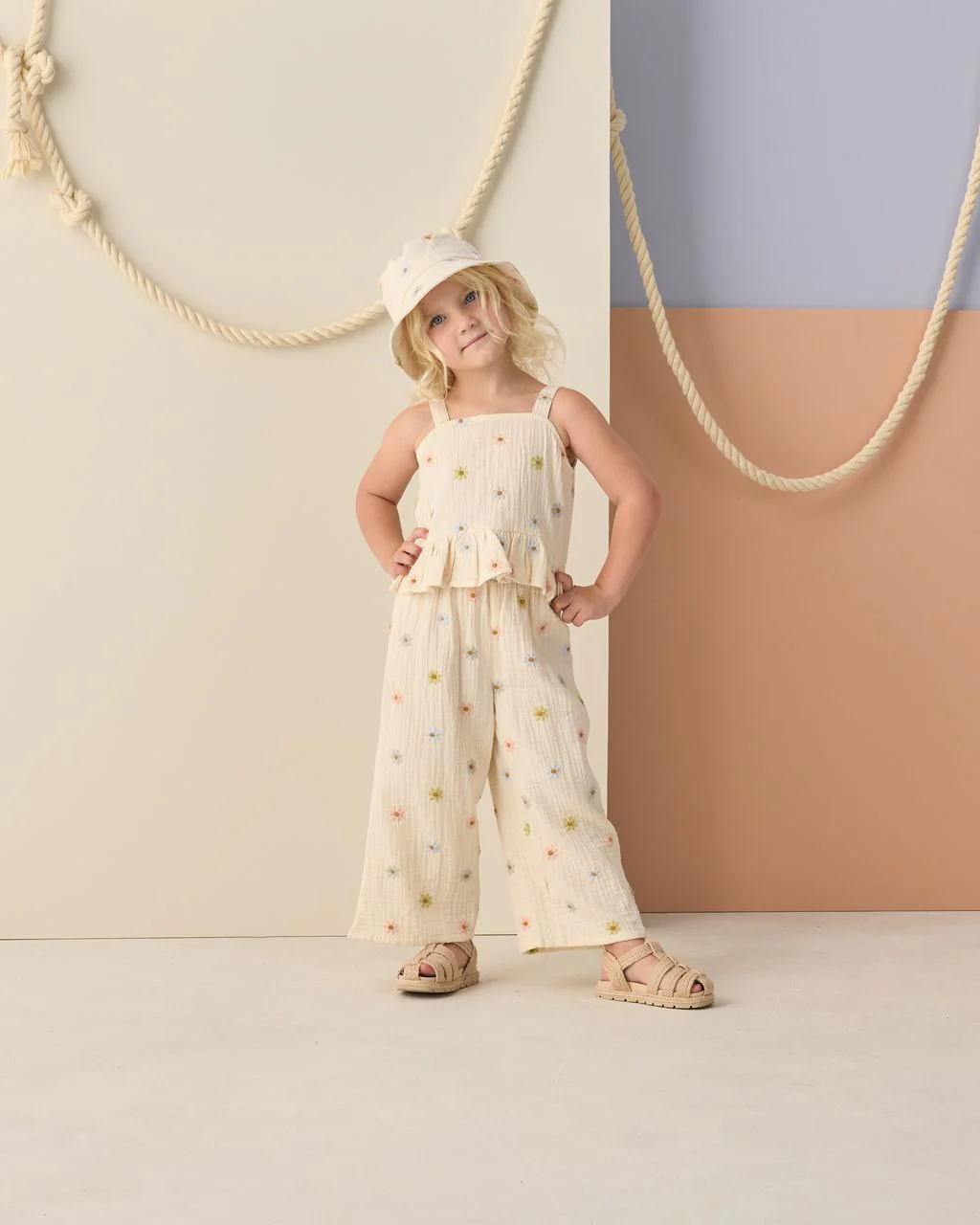 BUCKET HAT EMBROIDERED DAISIES - Image 5