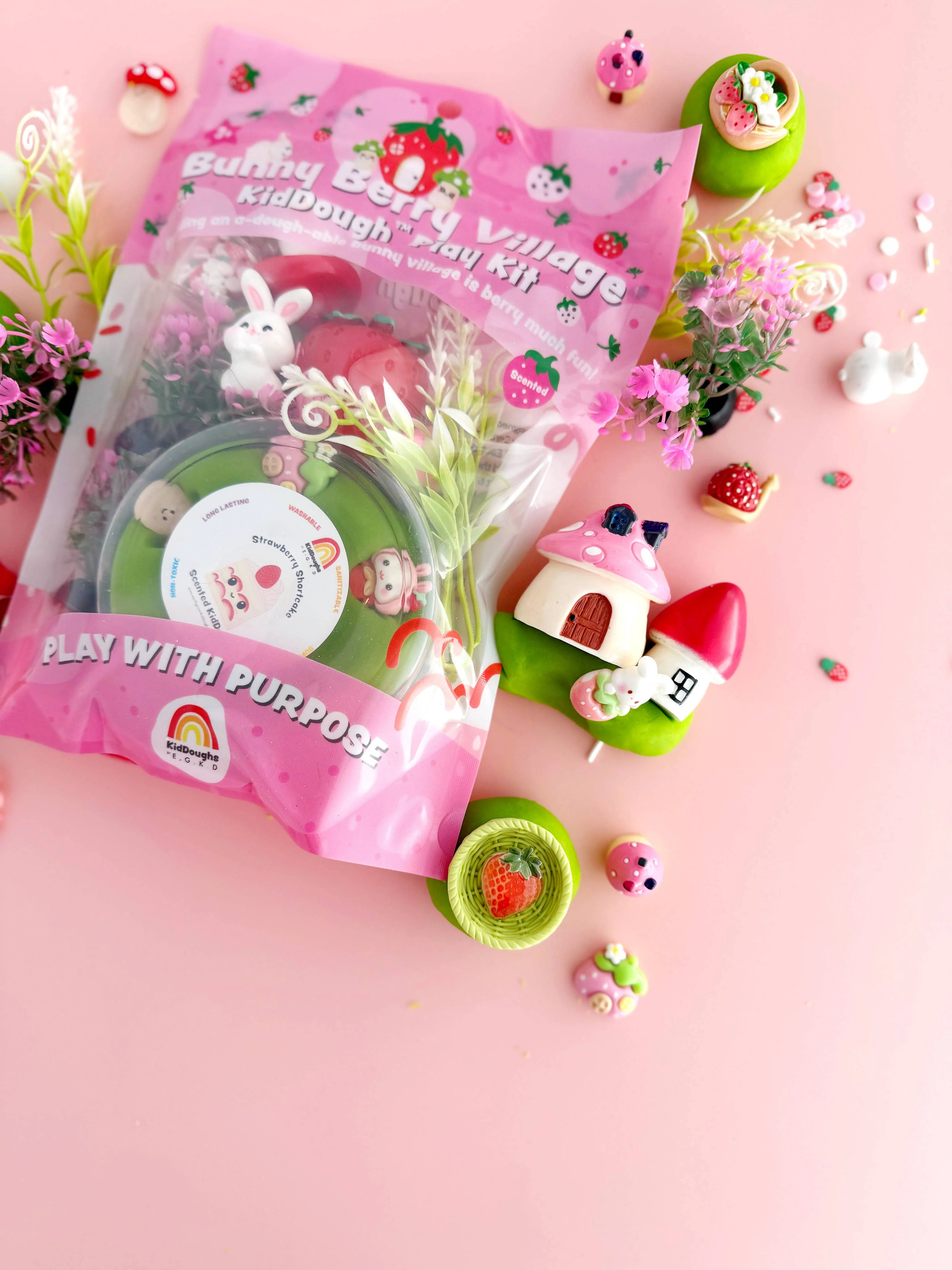 Bunny Berry Village KidDough Play Kit - Image 5