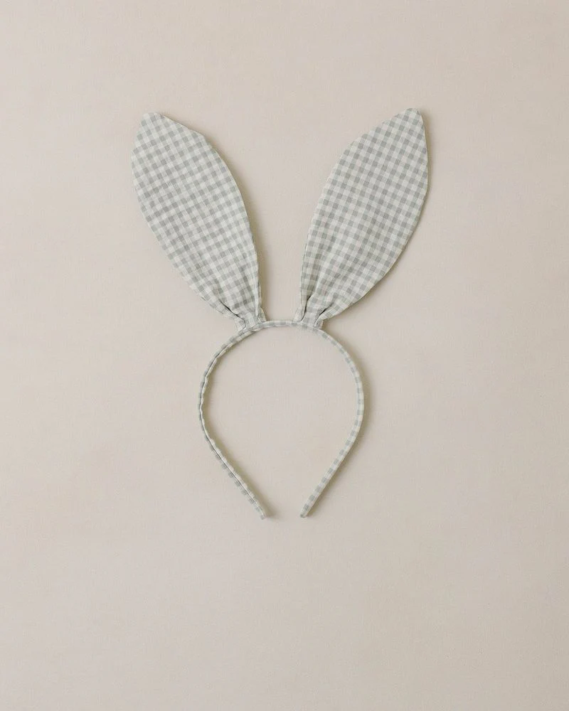 Noralee BUNNY HEADBAND EUCALYPTUS CHECK - Image 2