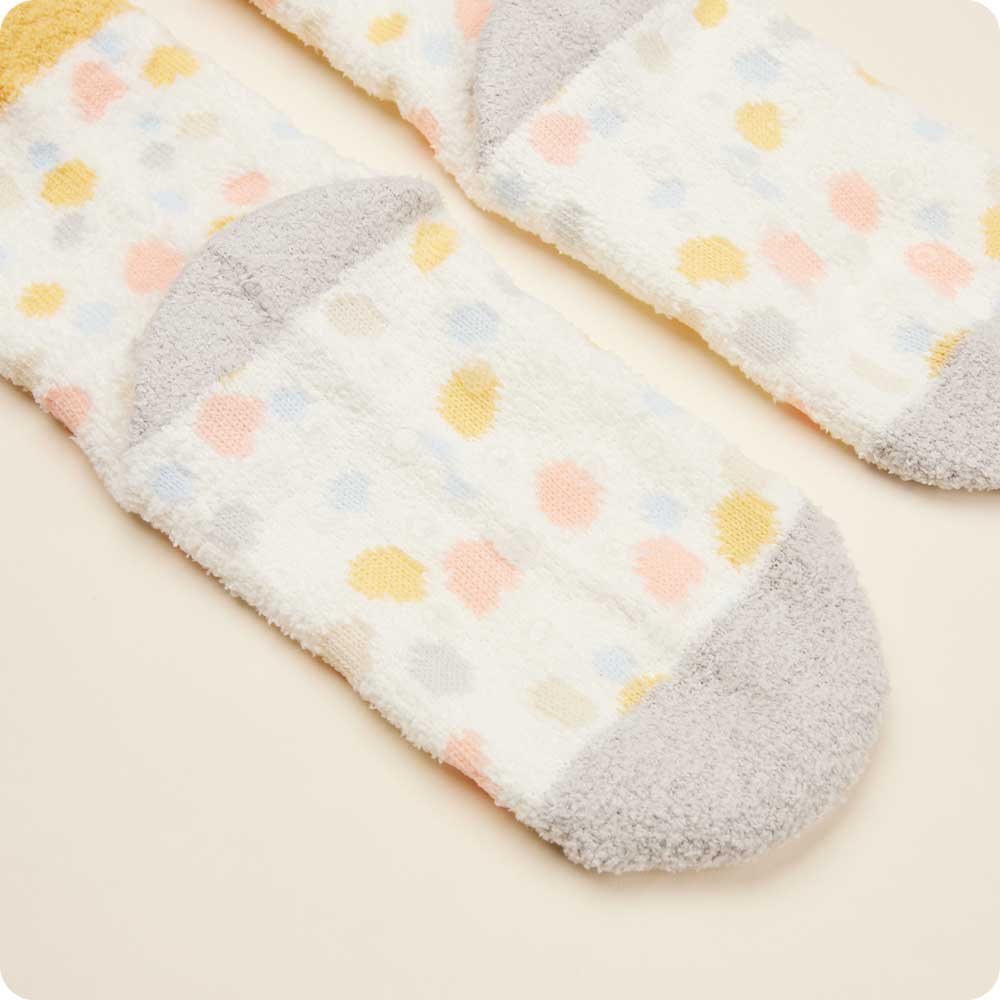 Warmies Calico Cat No-Slip Socks - Image 13