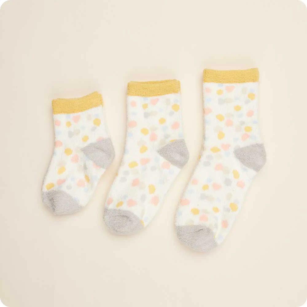 Warmies Calico Cat No-Slip Socks - Image 16