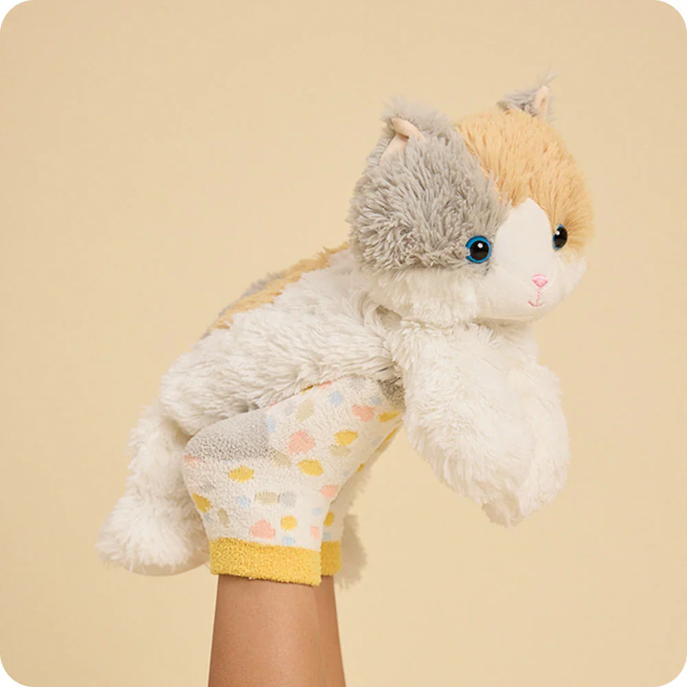 Warmies Calico Cat No-Slip Socks - Image 4