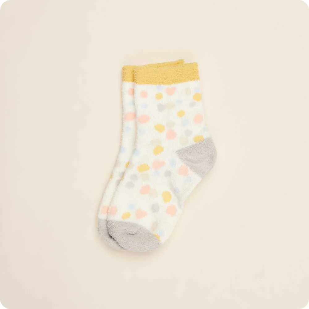 Warmies Calico Cat No-Slip Socks - Image 6