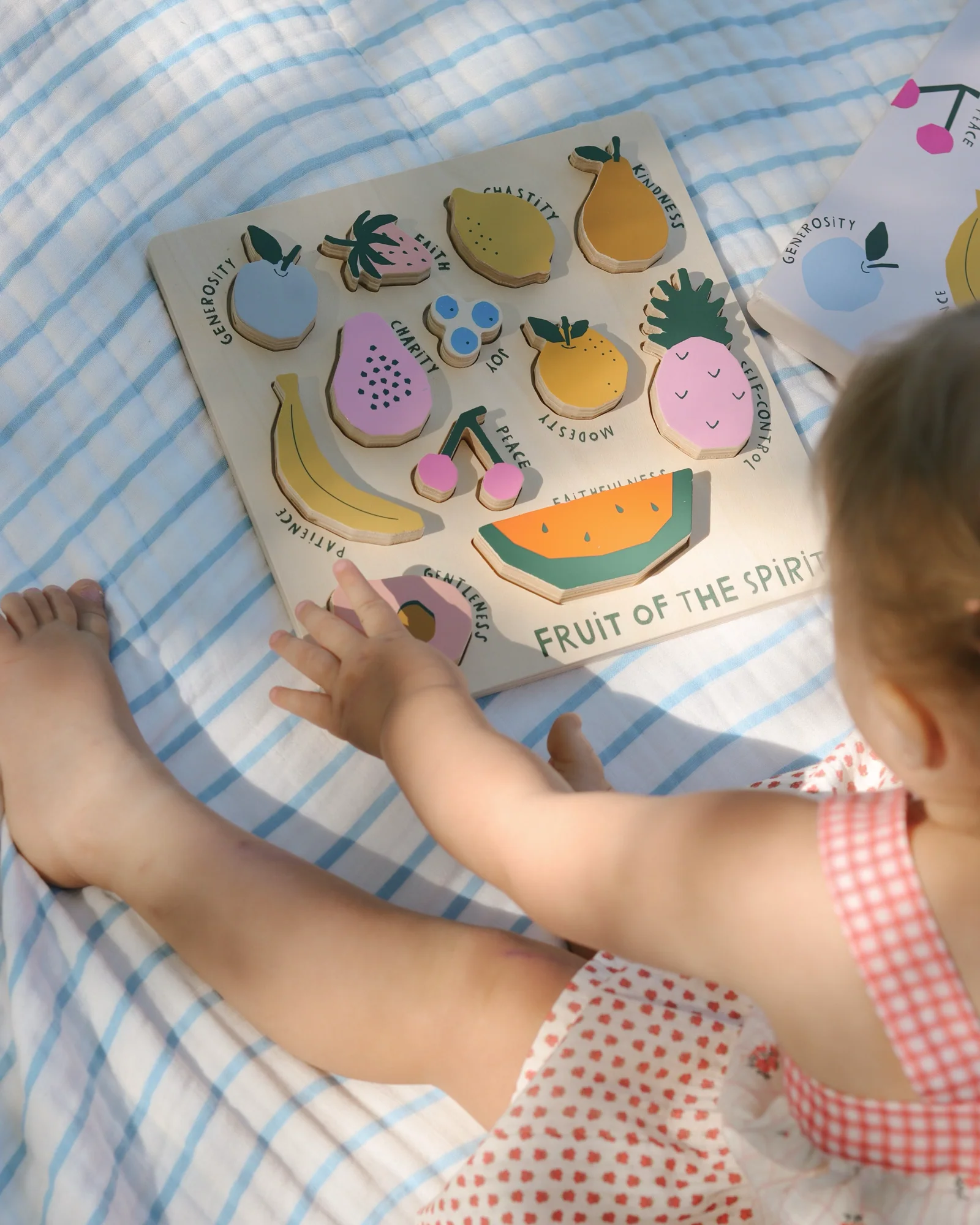 Bible Fruit of the Spirit Wooden Puzzle - Image 3
