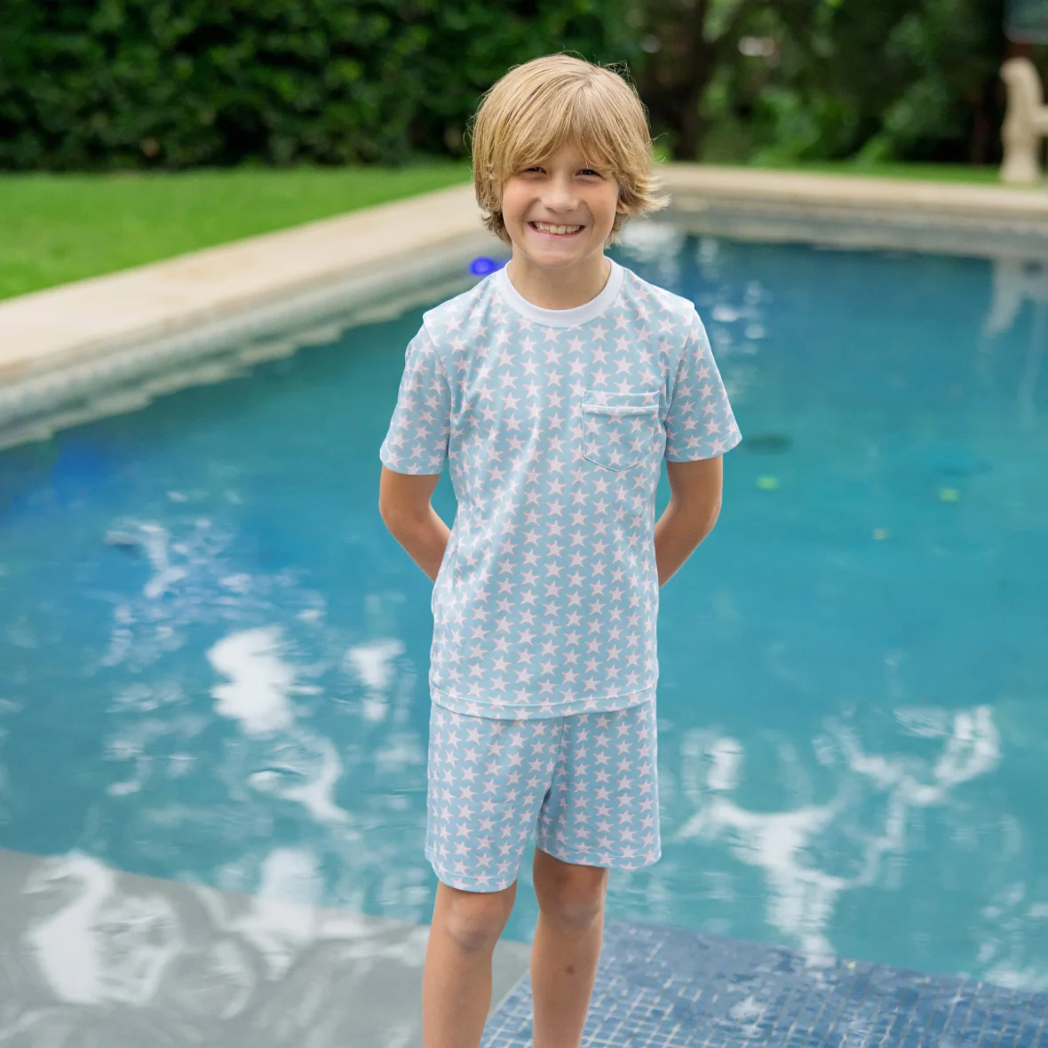 CHARLES BOYS' SHORT SET - SEASIDE STARFISH - Image 3