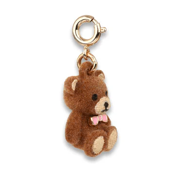 CHARM IT Gold Fuzzy Bear Charm - Image 3