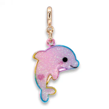 CHARM IT Gold Glitter Tie-Dye Dolphin Charm - Image 6