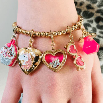 CHARM IT® Gold Heart Shaker Charm - Image 2