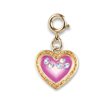CHARM IT® Gold Heart Shaker Charm - Image 3