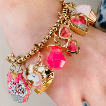 CHARM IT® Gold Heart Shaker Charm - Image 4