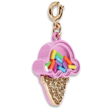 CHARM IT Gold Ice Cream Cone Shaker Charm - Image 3