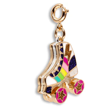 CHARM IT® Gold Rollerskate Charm - Image 3
