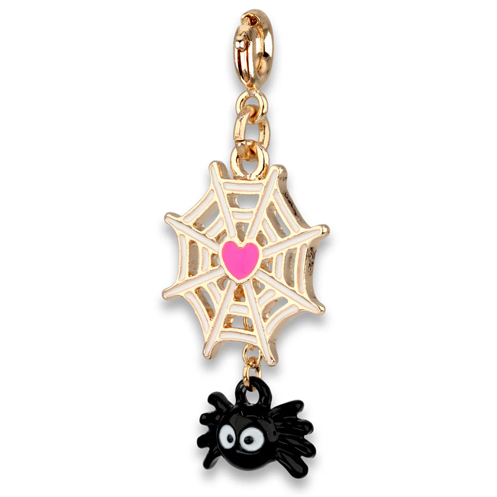 CHARM IT® Gold Spider Web Charm - Image 4