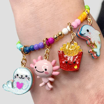 CHARM IT Gold Swivel Axolotl Charm - Image 2