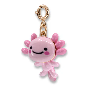 CHARM IT Gold Swivel Axolotl Charm - Image 4
