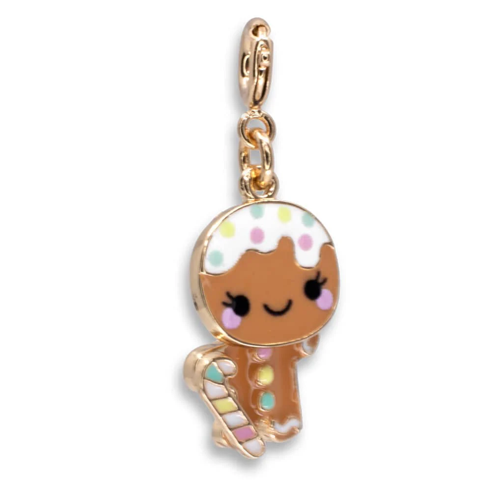 CHARM IT® Gold Swivel Gingerbread Man Charm - Image 3